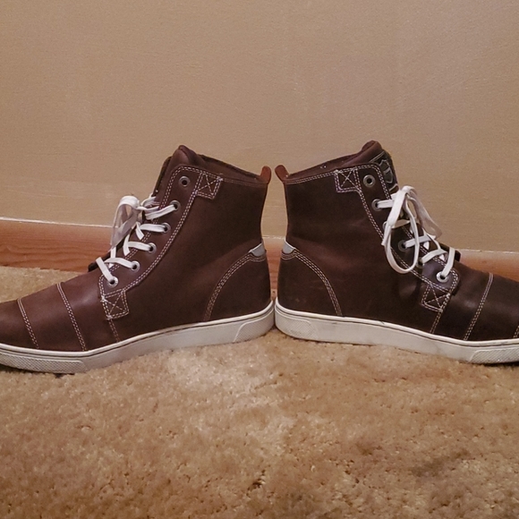 Harley-Davidson Steinman Sneakers Brown Size 9.5 - Picture 2 of 5